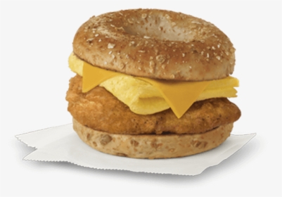 Chicken, Egg & Cheese Bagel   Src Https - Chicken Egg And Cheese Bagel Chick Fil, HD Png Download, Transparent PNG